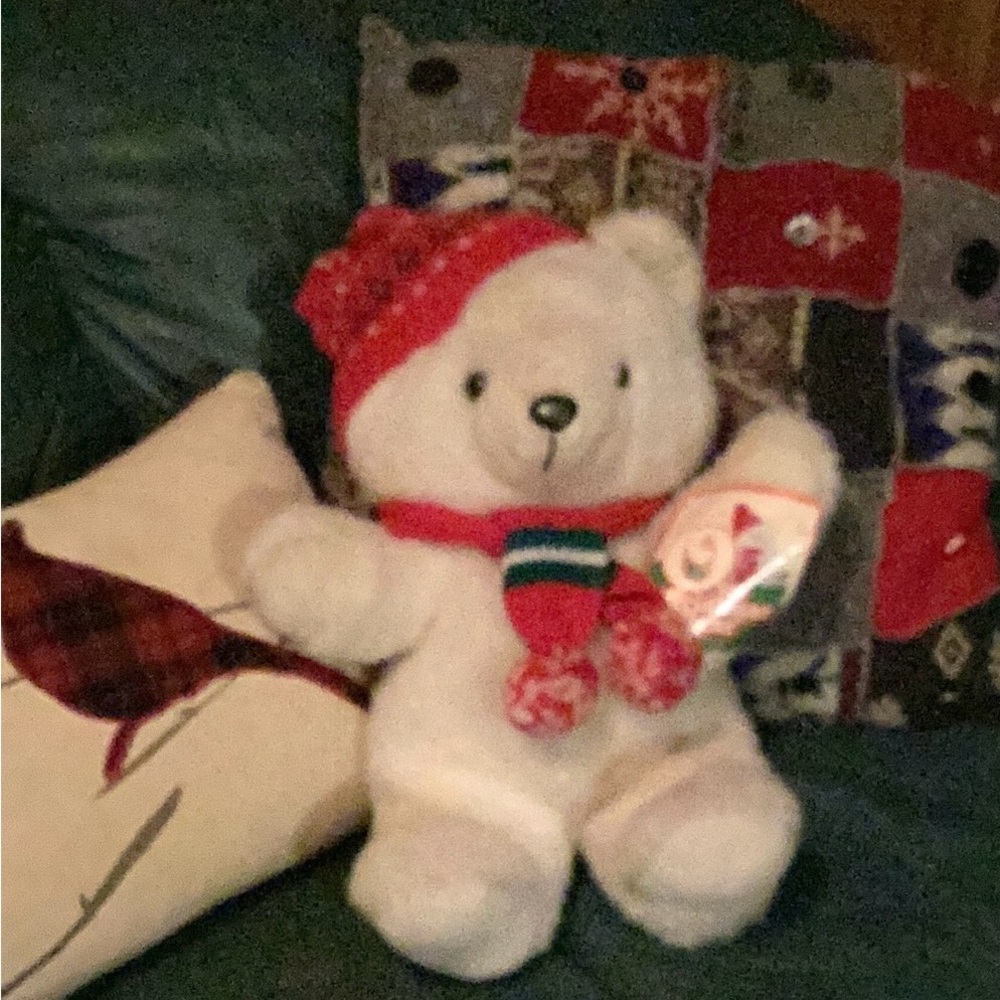 Kmart Vintage 1986 Christmas Bear  VNPLVC
   Used as Prop, Only for photos